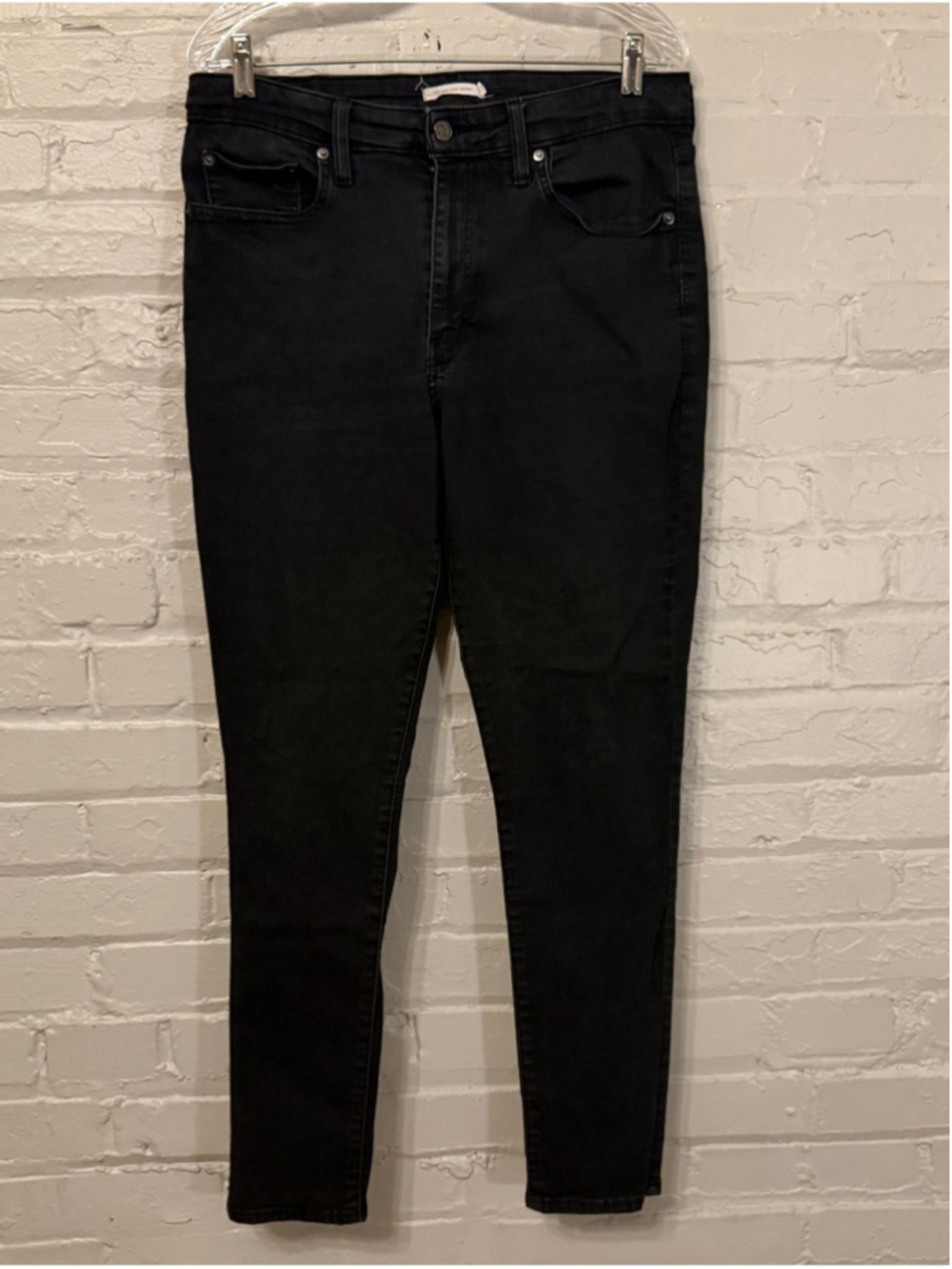 Levi’s 721 Skinny High Rise Denim Jeans 33 Black